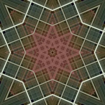 Star seamless pattern. Line pattern.  Kaleidoscopic background Foto stock