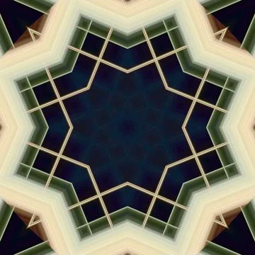 Star seamless pattern. Line pattern.  Kaleidoscopic background Foto stock