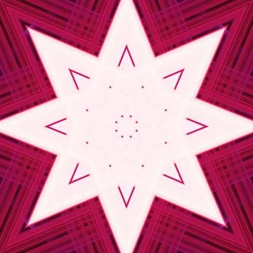 Star seamless pattern. Line pattern.  Kaleidoscopic background 写真素材