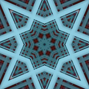Star seamless pattern. Line pattern.  Kaleidoscopic background Stock Photos