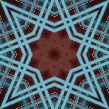 Star seamless pattern. Line pattern.  Kaleidoscopic background 写真素材