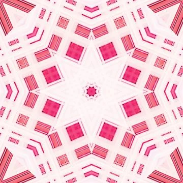 Star seamless pattern. Line pattern.  Kaleidoscopic background Stock Photos