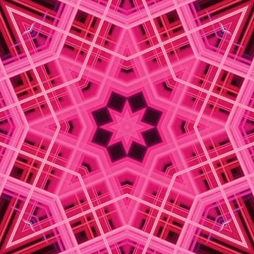 Star seamless pattern. Line pattern.  Kaleidoscopic background Stock Photos