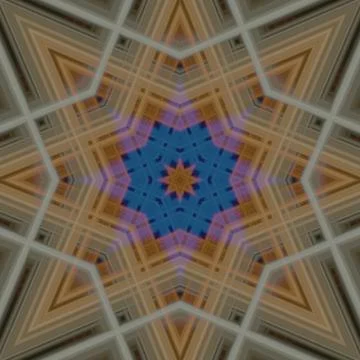 Star seamless pattern. Line pattern.  Kaleidoscopic background Foto stock