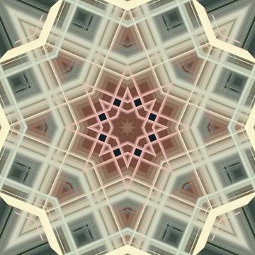 Star seamless pattern. Line pattern.  Kaleidoscopic background 스톡 사진