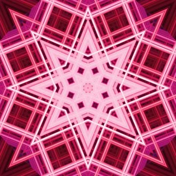 Star seamless pattern. Line pattern.  Kaleidoscopic background Stock Photos
