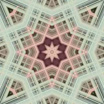 Star seamless pattern. Line pattern.  Kaleidoscopic background Foto stock