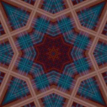 Star seamless pattern. Line pattern.  Kaleidoscopic background Stock Photos