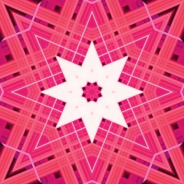 Star seamless pattern. Line pattern.  Kaleidoscopic background Foto stock
