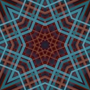 Star seamless pattern. Line pattern.  Kaleidoscopic background 스톡 사진