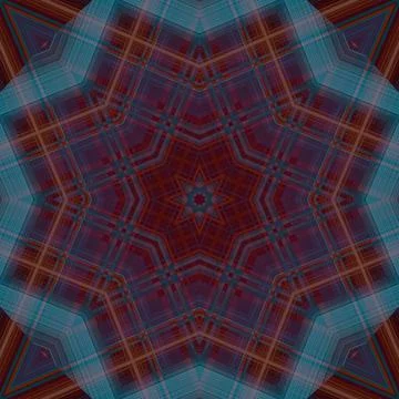 Star seamless pattern. Line pattern.  Kaleidoscopic background 写真素材