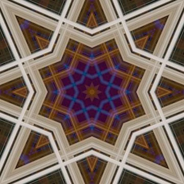 Star seamless pattern. Line pattern.  Kaleidoscopic background 스톡 사진