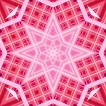 Star seamless pattern. Line pattern.  Kaleidoscopic background Foto stock
