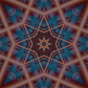 Star seamless pattern. Line pattern.  Kaleidoscopic background Stock Photos