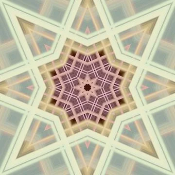 Star seamless pattern. Line pattern.  Kaleidoscopic background Stock Photos