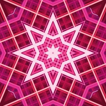 Star seamless pattern. Line pattern.  Kaleidoscopic background 스톡 사진