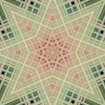 Star seamless pattern. Line pattern.  Kaleidoscopic background Stockfoto's