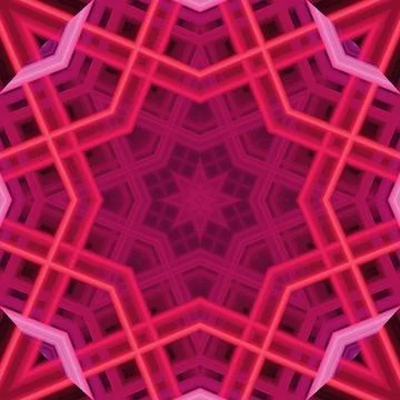 Star seamless pattern. Line pattern.  Kaleidoscopic background 写真素材