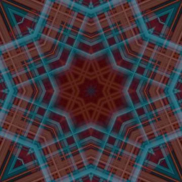 Star seamless pattern. Line pattern.  Kaleidoscopic background Stock Photos