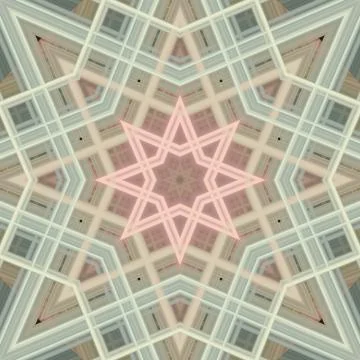 Star seamless pattern. Line pattern.  Kaleidoscopic background 写真素材