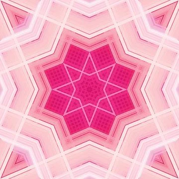 Star seamless pattern. Line pattern.  Kaleidoscopic background 写真素材