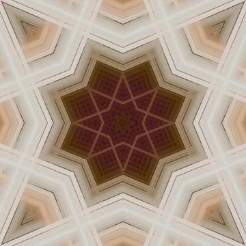 Star seamless pattern. Line pattern.  Kaleidoscopic background 스톡 사진