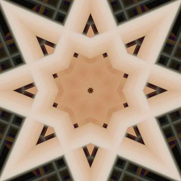 Star seamless pattern. Line pattern.  Kaleidoscopic background 스톡 사진
