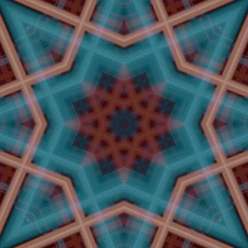 Star seamless pattern. Line pattern.  Kaleidoscopic background Foto stock
