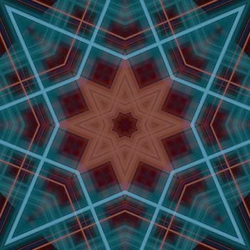 Star seamless pattern. Line pattern.  Kaleidoscopic background Stock Photos