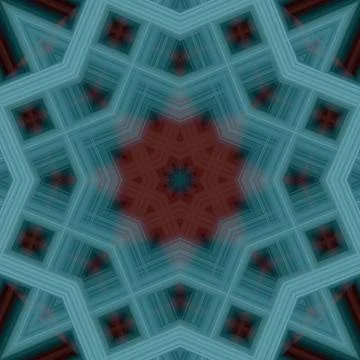 Star seamless pattern. Line pattern.  Kaleidoscopic background Foto stock