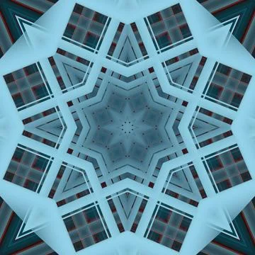 Star seamless pattern. Line pattern.  Kaleidoscopic background Stock Photos