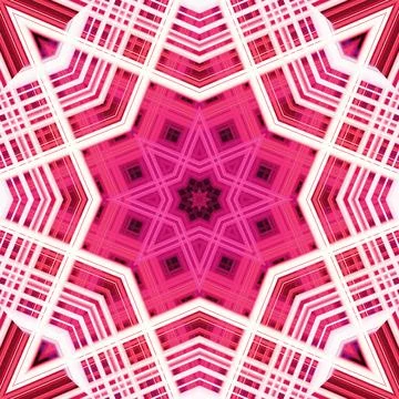 Star seamless pattern. Line pattern.  Kaleidoscopic background Foto stock