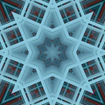 Star seamless pattern. Line pattern.  Kaleidoscopic background Foto stock