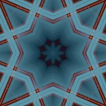 Star seamless pattern. Line pattern.  Kaleidoscopic background 写真素材