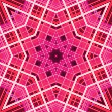 Star seamless pattern. Line pattern.  Kaleidoscopic background Stock Photos