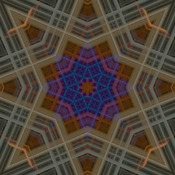 Star seamless pattern. Line pattern.  Kaleidoscopic background 스톡 사진