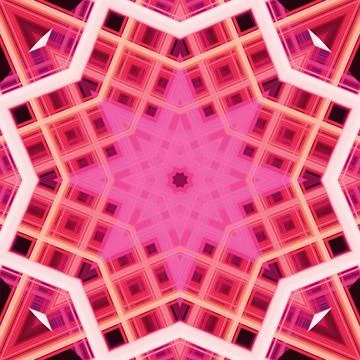 Star seamless pattern. Line pattern.  Kaleidoscopic background 스톡 사진