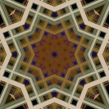 Star seamless pattern. Line pattern.  Kaleidoscopic background Stock Photos