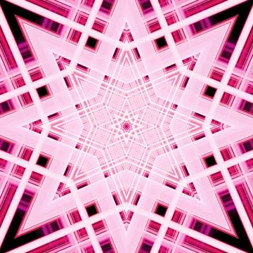 Star seamless pattern. Line pattern.  Kaleidoscopic background 스톡 사진