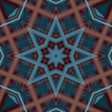 Star seamless pattern. Line pattern.  Kaleidoscopic background Foto stock