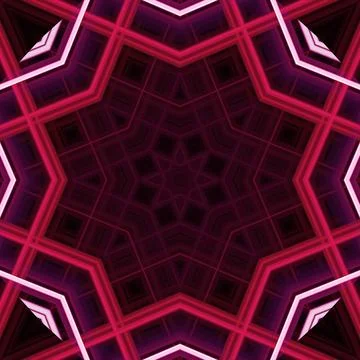 Star seamless pattern. Line pattern.  Kaleidoscopic background Stock Photos