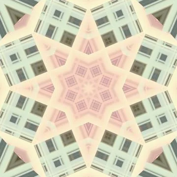 Star seamless pattern. Line pattern.  Kaleidoscopic background Foto stock