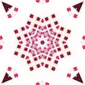 Star seamless pattern. Line pattern.  Kaleidoscopic background 스톡 사진