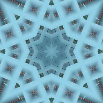 Star seamless pattern. Line pattern.  Kaleidoscopic background Stock Photos