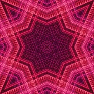 Star seamless pattern. Line pattern.  Kaleidoscopic background 스톡 사진