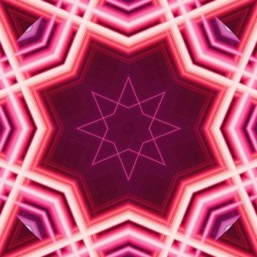 Star seamless pattern. Line pattern.  Kaleidoscopic background Stock Photos