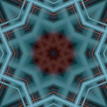 Star seamless pattern. Line pattern.  Kaleidoscopic background 스톡 사진