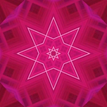 Star seamless pattern. Line pattern.  Kaleidoscopic background Stock Photos
