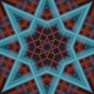Star seamless pattern. Line pattern.  Kaleidoscopic background Foto stock