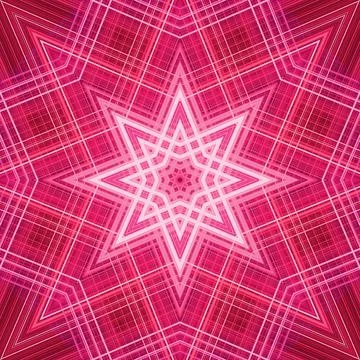 Star seamless pattern. Line pattern.  Kaleidoscopic background 写真素材